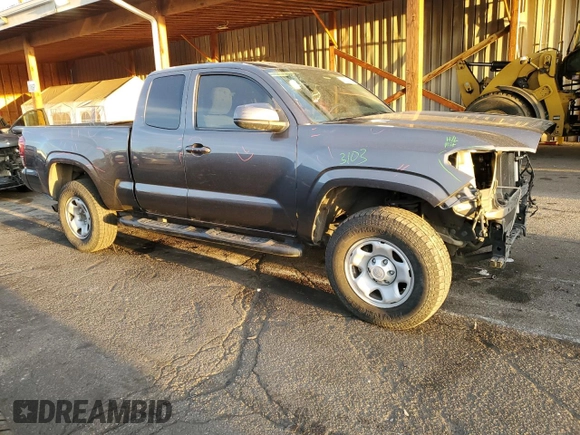 2020 Toyota Tacoma SR with VIN 5TFRX5GN5LX166219, listed as a Copart auction lot 48526935 with 92,727 mi miles and Salvage Title. Bid and sale history available at DreamBid. Image 4.