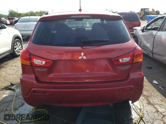 2011 Mitsubishi Outlander Sport SE with VIN JA4AP4AU6BZ014034, listed as a Copart auction lot 69460604 with 129,741 mi miles and Salvage Title. Bid and sale history available at carsss.com. Image 6.