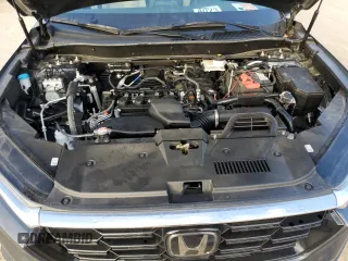 2025 Honda CR-V EX with VIN 2HKRS4H46SH405950, listed as a Copart auction lot 43325855 with 7,701 mi miles and Salvage Title. Bid and sale history available at DreamBid. Image 13.