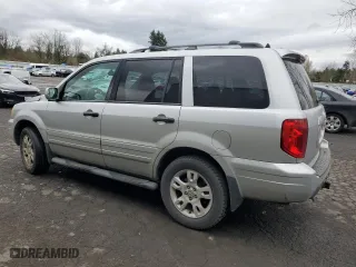 2004 Honda Pilot EX with VIN 2HKYF18414H619195, listed as a Copart auction lot 48593955 with 205,396 mi miles and Salvage Title. Bid and sale history available at carsss.com. Image 2.