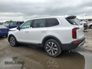 2021 Kia Telluride S with VIN 5XYP64HC1MG143543, listed as a Copart auction lot 58539705 with 90,841 mi miles and Salvage title. Bid and sale history available at DreamBid. Image 2.
