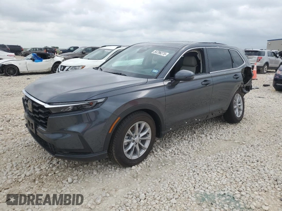 2025 Honda CR-V EX with VIN 7FARS4H46SE001257, listed as a Copart auction lot 54796275 with 6,247 mi miles and Salvage Title. Bid and sale history available at DreamBid. Image 1.