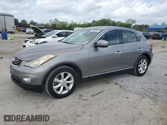 2010 Infiniti EX Journey with VIN JN1AJ0HP0AM701038, listed as a Copart auction lot 51952025 with 157,437 mi miles and Salvage title. Bid and sale history available at DreamBid. Image 1.