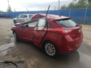 2016 Hyundai Elantra GT GL with VIN KMHD25LH8GU293719, listed as a Copart auction lot 72009694 with 0 mi miles and Salvage Title. Bid and sale history available at carsss.com. Image 2.