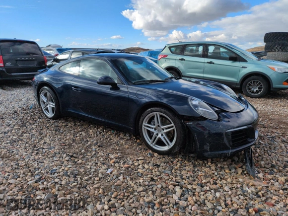 2017 Porsche 911 Carrera with VIN WP0AA2A96HS107967, listed as a Copart auction lot 48043775 with 57,235 mi miles and Salvage Title. Bid and sale history available at carsss.com. Image 4.