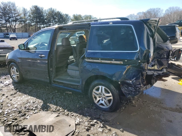 2006 Honda Odyssey EX-L with VIN 5FNRL38686B012884, listed as a Copart auction lot 46986245 with 191,295 mi miles and Salvage Title. Bid and sale history available at carsss.com. Image 2.