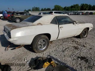 1969 Pontiac Firebird with VIN 223379U134459, listed as a Copart auction lot 60249995 with Not provided miles and Clean title. Bid and sale history available at DreamBid. Image 3.