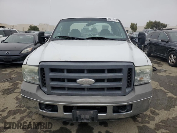 2005 Ford Super Duty F-250 XL with VIN 1FTSX20545EC77319, listed as a Copart auction lot 85837724 with 207,605 mi miles and Clean Title. Bid and sale history available at carsss.com. Image 5.