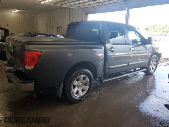 2006 Nissan Titan LE с VIN 1N6BA07A56N546452, выставлен на аукционе Copart как лот 56642845 с пробегом 161 494 миль миль и Списание • Salvage title. История ставок и продаж доступна на DreamBid. Изображение 3.