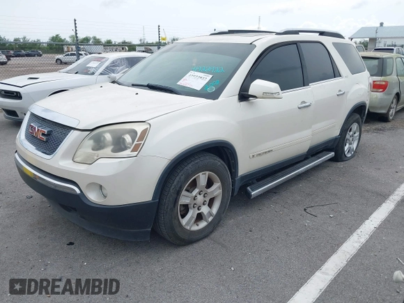 2008 GMC Acadia SLT1 with VIN 1GKER23738J169844, listed as a IAAI auction lot 41922922 with 198,500 mi miles. Bid and sale history available at carsss.com. Image 2.