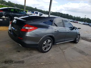 2013 Honda Crosstour EX-L with VIN 5J6TF1H50DL002167, listed as a Copart auction lot 71617554 with 239,640 mi miles and Salvage Title. Bid and sale history available at carsss.com. Image 3.