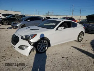 2015 Hyundai Genesis Coupe 3.8L Base z VIN KMHHT6KJXFU129332, wystawiony jako Copart lot #80962994 z przebiegiem Nie podano mil oraz Szkody całkowita. Historia ofert i sprzedaży dostępna na DreamBid. Obrazek 1.