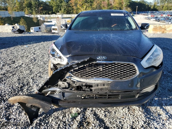 2015 Kia K900 Premium with VIN KNALU4D46F6027079, listed as a Copart auction lot 76315024 with 107,908 mi miles and Salvage Title. Bid and sale history available at carsss.com. Image 5.