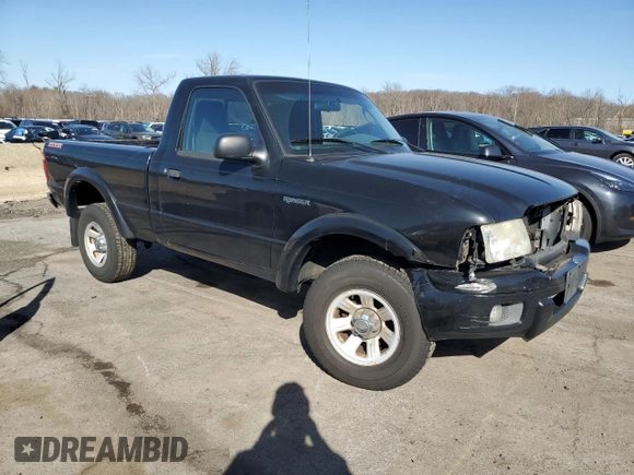 2004 Ford Ranger XL with VIN 1FTYR10U44PB07129, listed as a Copart auction lot 49108875 with Not Provided miles and Salvage Title. Bid and sale history available at DreamBid. Image 4.