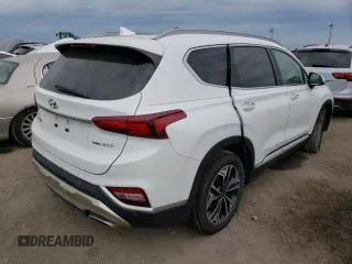 2019 Hyundai Santa Fe Ultimate with VIN 5NMS5CAA7KH023491, listed as a Copart auction lot 62713402 with 0 mi miles. Bid and sale history available at carsss.com. Image 4.