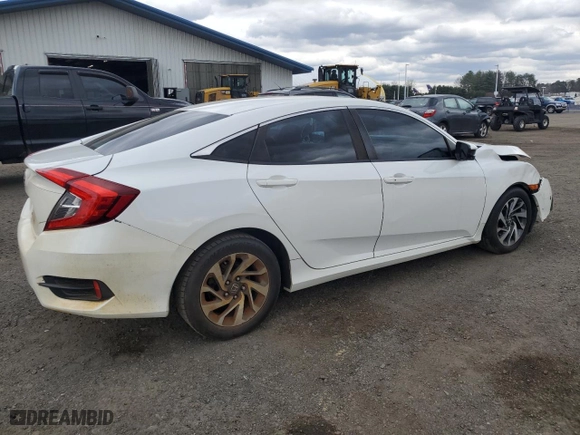 2016 Honda Civic Sedan EX with VIN 19XFC2F72GE207041, listed as a Copart auction lot 52750855 with 148,617 mi miles and Clean Title. Bid and sale history available at carsss.com. Image 3.