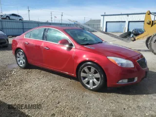 2012 Buick Regal Turbo Premium 1 with VIN 2G4GS5EV3C9210270, listed as a Copart auction lot 49431865 with 129,996 mi miles and Salvage title. Bid and sale history available at DreamBid. Image 4.