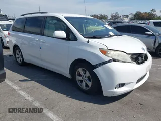 2013 Toyota Sienna LE AAS with VIN 5TDKK3DC0DS316848, listed as a IAAI auction lot 42040629 with 168,554 mi miles and . Bid and sale history available at DreamBid. Image 1.