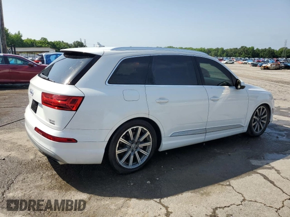 2017 Audi Q7 Prestige z VIN WA1VAAF74HD000563, wystawiony jako Copart lot #57664935 z przebiegiem 134 790 mil mil oraz Czysty tytuł • Clean title. Historia ofert i sprzedaży dostępna na DreamBid. Obrazek 3.
