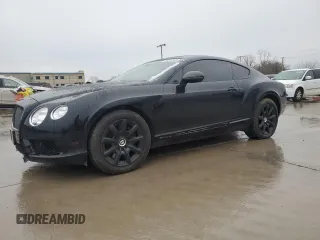 2014 Bentley Continental GT with VIN SCBFT7ZA2EC088631, listed as a Copart auction lot 88113335 with 40,199 mi miles and Salvage Title. Bid and sale history available at DreamBid. Image 1.