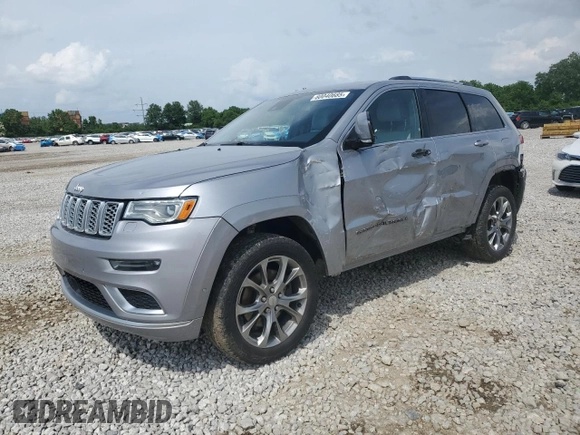 2019 Jeep Grand Cherokee Summit with VIN 1C4RJFJT3KC762191, listed as a Copart auction lot 60040685 with 98,200 mi miles and Salvage title. Bid and sale history available at DreamBid. Image 1.