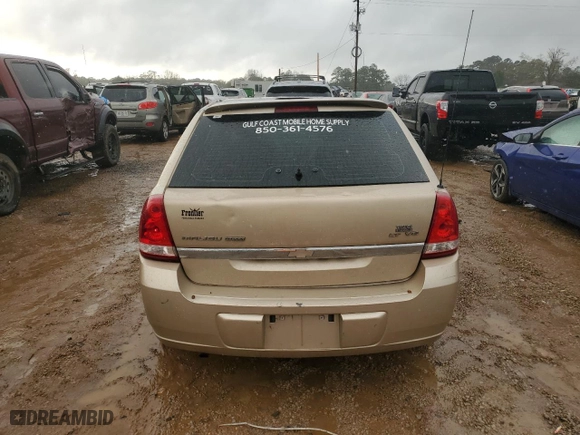 2005 Chevrolet Malibu Maxx LT with VIN 1G1ZU64865F169225, listed as a Copart auction lot 86040424 with 116,711 mi miles and Salvage Title. Bid and sale history available at carsss.com. Image 6.
