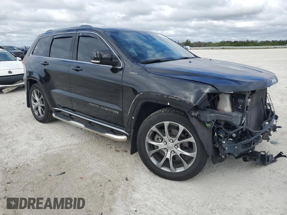 2020 Jeep Grand Cherokee Summit with VIN 1C4RJFJT1LC180477, listed as a Copart auction lot 84943334 with 33,870 mi miles and Salvage title. Bid and sale history available at DreamBid. Image 4.
