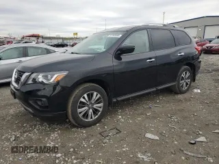 2017 Nissan Pathfinder SV z VIN 5N1DR2MM9HC621422, wystawiony jako Copart lot #51763495 z przebiegiem 71 737 mil mil oraz Szkoda całkowita • Salvage title. Historia ofert i sprzedaży dostępna na DreamBid. Obrazek 1.