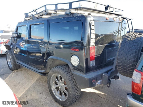 2008 Hummer H2 SUV with VIN 5GRGN238X8H106240, listed as a Copart auction lot 86766444 with 158,590 mi miles and Salvage Title. Bid and sale history available at carsss.com. Image 2.