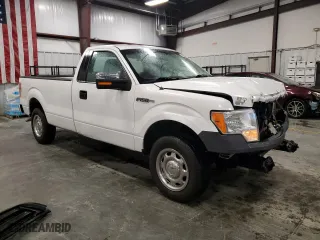 2014 Ford F-150 XL with VIN 1FTMF1CM7EKD61547, listed as a Copart auction lot 51966015 with 175,234 mi miles and Salvage Title. Bid and sale history available at carsss.com. Image 4.