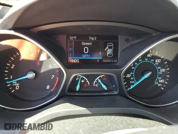 2014 Ford Escape SE with VIN 1FMCU9G91EUC65399, listed as a Copart auction lot 52021655 with 93,915 mi miles and Clean Title. Bid and sale history available at DreamBid. Image 9.