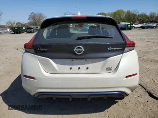 2022 Nissan LEAF SV Plus with VIN 1N4BZ1CV7NC552764, listed as a Copart auction lot 53708515 with 25,294 mi miles and Salvage title. Bid and sale history available at DreamBid. Image 6.