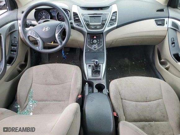 2014 Hyundai Elantra Limited with VIN 5NPDH4AE0EH529650, listed as a Copart auction lot 51405505 with 121,806 mi miles and Clean Title. Bid and sale history available at carsss.com. Image 8.