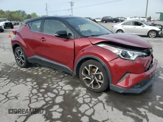 2019 Toyota C-HR XLE with VIN JTNKHMBX7K1025540, listed as a Copart auction lot 53044245 with 123,158 mi miles and Salvage Title. Bid and sale history available at DreamBid. Image 4.