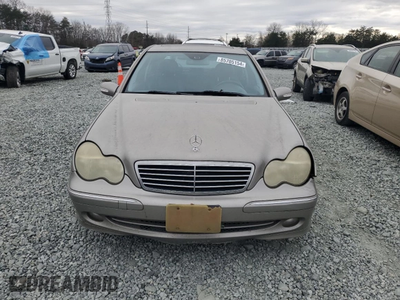 2004 Mercedes-Benz C 230 Kompressor with VIN WDBRF40J24F535886, listed as a Copart auction lot 85705154 with 145,446 mi miles and Salvage Title. Bid and sale history available at DreamBid. Image 5.