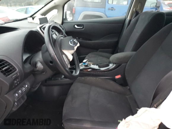 2015 Nissan LEAF SV with VIN 1N4AZ0CPXFC304470, listed as a Copart auction lot 70334702 with 60,331 mi miles. Bid and sale history available at carsss.com. Image 7.