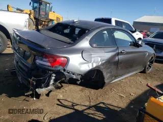 2016 BMW M2 with VIN WBS1H9C50GV786137, listed as a Copart auction lot 80149834 with 0 mi miles and Salvage Title. Bid and sale history available at carsss.com. Image 3.