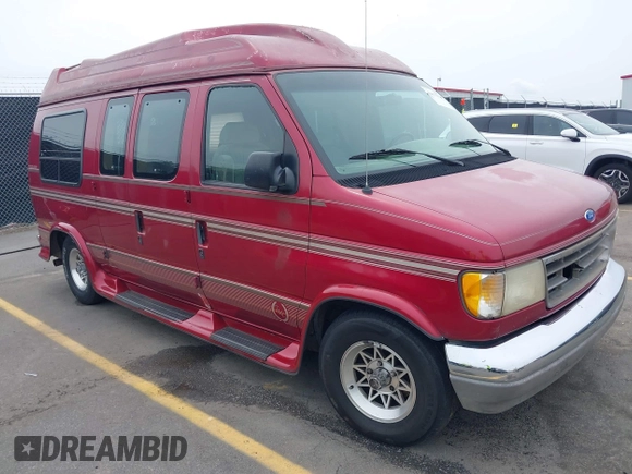 1994 Ford Econoline Cargo with VIN 1FDEE14H0RHB80636, listed as a IAAI auction lot 42027918 with 270,862 mi miles and . Bid and sale history available at DreamBid. Image 1.