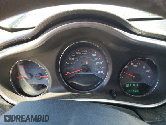 2012 Dodge Avenger SE with VIN 1C3CDZAG8CN327579, listed as a Copart auction lot 53384145 with 123,356 mi miles and Salvage Title. Bid and sale history available at DreamBid. Image 9.