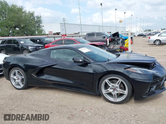 2025 Chevrolet Corvette 3LT with VIN 1G1YC3D47S5106663, listed as a IAAI auction lot 42137423 with 2,792 mi miles. Bid and sale history available at carsss.com. Image 13.