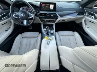 2018 BMW 5 Series M550i xDrive with VIN WBAJB9C55JB035226, listed as a Copart auction lot 53830955 with 156,183 mi miles and Clean title. Bid and sale history available at DreamBid. Image 9.