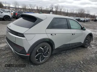 2022 Hyundai IONIQ 5 SEL with VIN KM8KNDAF2NU109205, listed as a Copart auction lot 48222195 with 23,970 mi miles and Salvage Title. Bid and sale history available at carsss.com. Image 3.