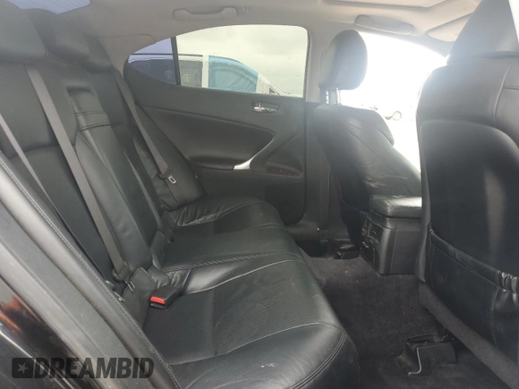 2008 Lexus IS 250 with VIN JTHBK262882074353, listed as a Copart auction lot 54529495 with 237,041 mi miles and Salvage Title. Bid and sale history available at DreamBid. Image 10.