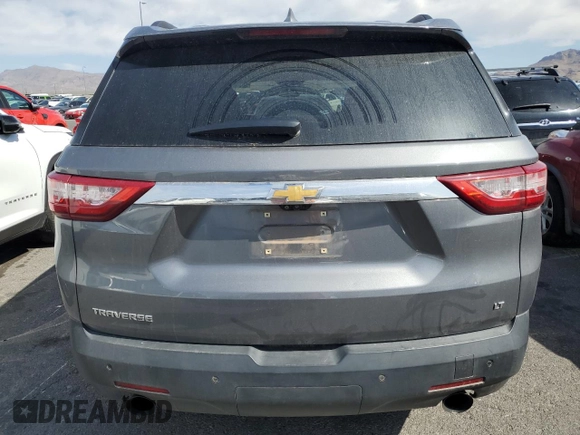 2020 Chevrolet Traverse LT with VIN 1GNERHKW6LJ134108, listed as a Copart auction lot 58661185 with 122,949 mi miles and Salvage title. Bid and sale history available at DreamBid. Image 6.