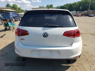 2015 Volkswagen Golf GTI Autobahn with VIN 3VW4T7AUXFM065606, listed as a Copart auction lot 58923414 with 0 mi miles and Salvage Title. Bid and sale history available at carsss.com. Image 6.