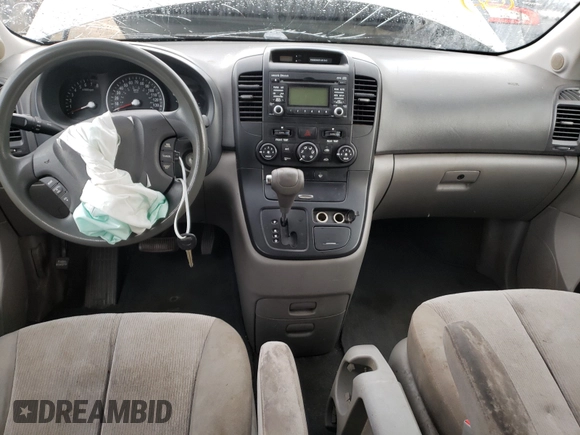 2012 Kia Sedona LX with VIN KNDMG4C78C6447514, listed as a Copart auction lot 46035374 with 180,367 mi miles and Clean Title. Bid and sale history available at carsss.com. Image 9.