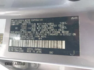 2005 Scion xB with VIN JTLKT324754021983, listed as a IAAI auction lot 41869779 with Not Provided miles and . Bid and sale history available at DreamBid. Image 9.
