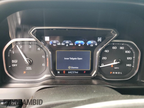 2020 GMC Sierra 1500 Denali z VIN 3GTU9FET2LG325746, wystawiony jako Copart lot #86144024 z przebiegiem 64 237 mil mil oraz Szkoda całkowita • Salvage title. Historia ofert i sprzedaży dostępna na DreamBid. Obrazek 9.