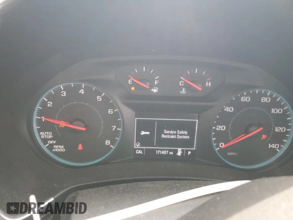 2018 Chevrolet Equinox LT with VIN 3GNAXJEV9JS617487, listed as a Copart auction lot 50148865 with 171,487 mi miles and Salvage Title. Bid and sale history available at carsss.com. Image 9.