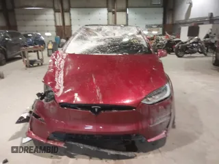 2023 Tesla Model X with VIN 7SAXCDE51PF403632, listed as a IAAI auction lot 41328722 with Not Provided miles and . Bid and sale history available at DreamBid. Image 11.